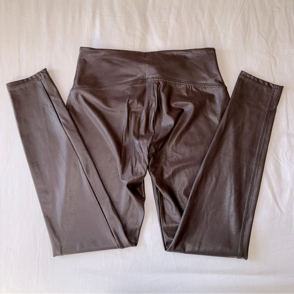 Faux leather leggings